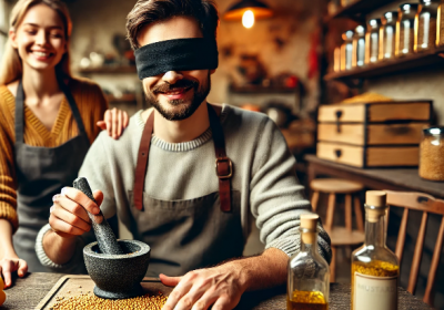 Atelier de création de la véritable moutarde à Dijon „Les yeux bandés“ - 1