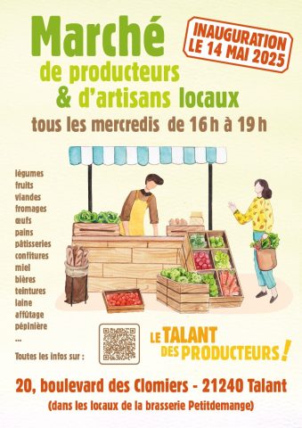 Marché de producteurs et artisans locaux : „Le Talant des Producteurs“ - 0