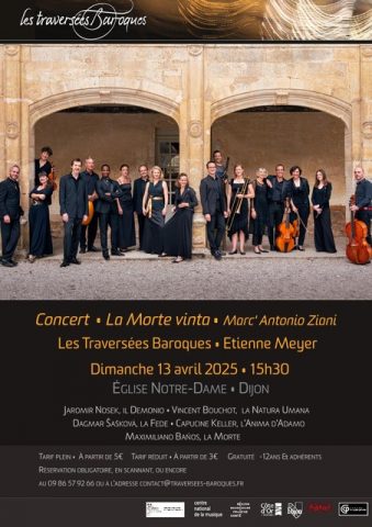 Concert Les Traversées Baroques 
La Morte vinta sul Calvario • Marc’Antonio Ziani - 0