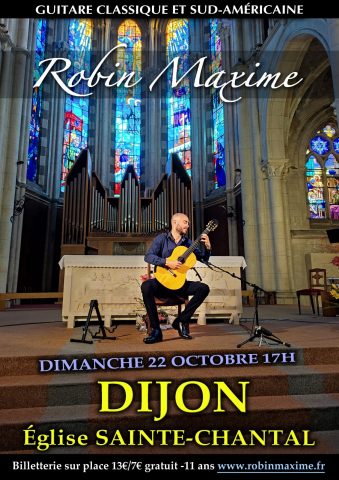 Robin Maxime – Concert de guitare espagnole et sud-américaine - 1