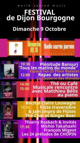 Festival de Dijon Bourgogne World Sacred Music - 3