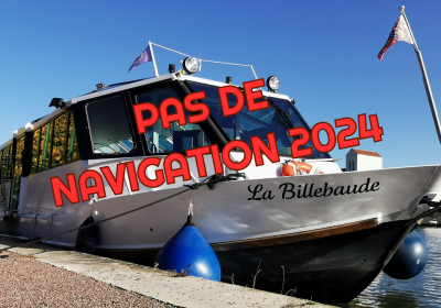 ARRÊT 2024   –   Bateau promenade „La Billebaude“ - 0