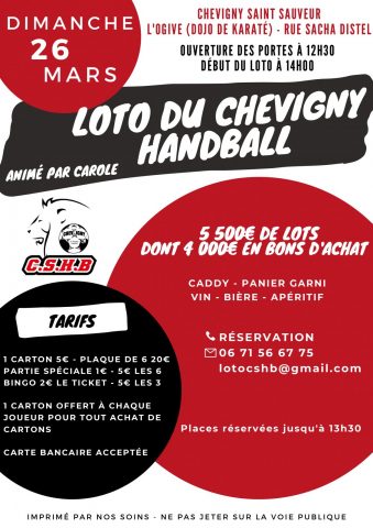 Loto du Chevigny Handball - 0