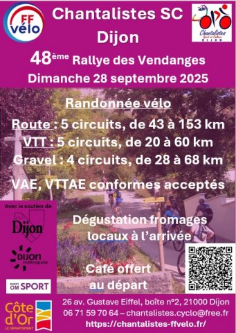 Ralle des vendanges, rando vélo route, vtt, gravel - 0