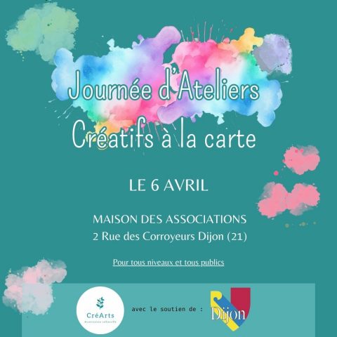 Journée d’ateliers  créatifs à la carte pour tous  par l’Association CréArts - 3