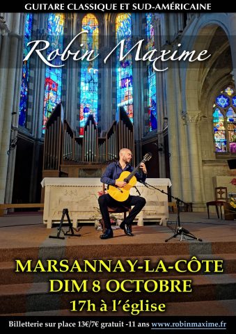 Robin Maxime – concert de guitare classique et espagnole - 1